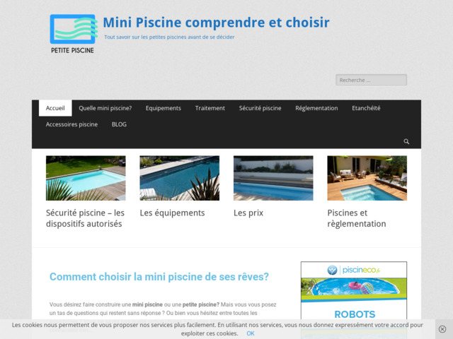 Tout savoir sur la mini piscine, ses avantages et sa reglementation