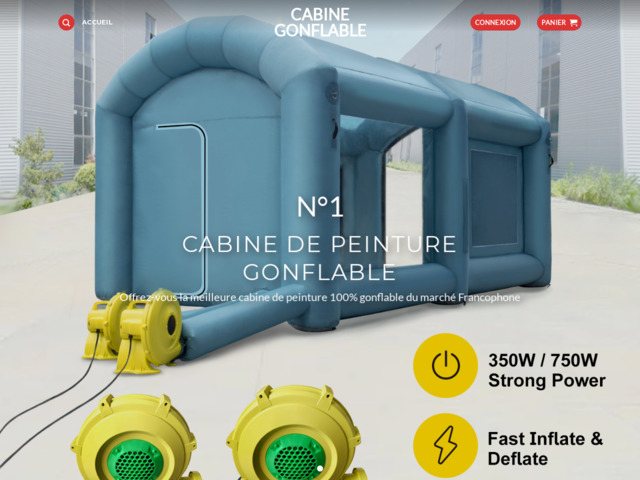 cabine-gonflable.com