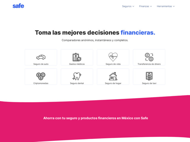 Hellosafe Mexico - cotiza los mejores seguros y productos financieros