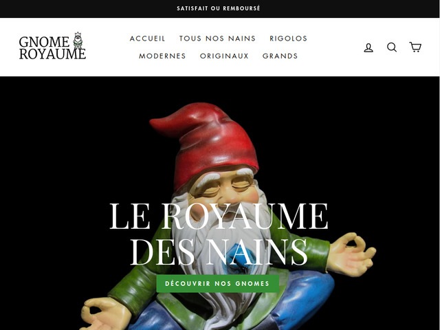 Gnome Royaume | spcialiste du nain de jardin