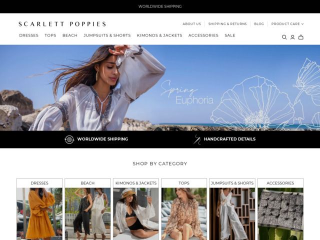 Scarlett Poppies : boutique en ligne de vêtements pour femmes