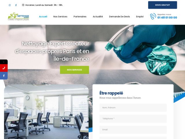 Services nettoyage paris