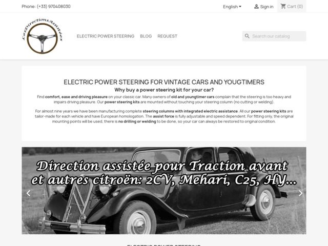 Kit de direction assiste adaptable