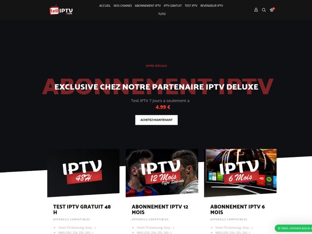 Abonnement IPTV