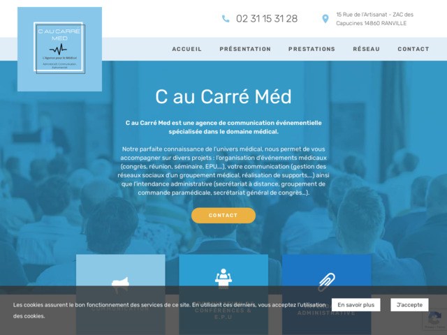 C au carré med - agence évènementielle spécialisée dans la médecine à caen