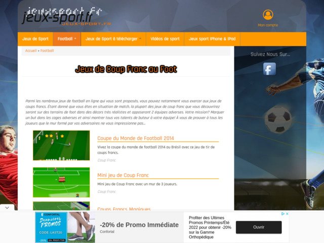 Jeux de coup franc de foot