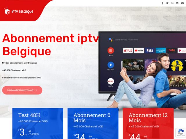 Abonnement iptv belgique