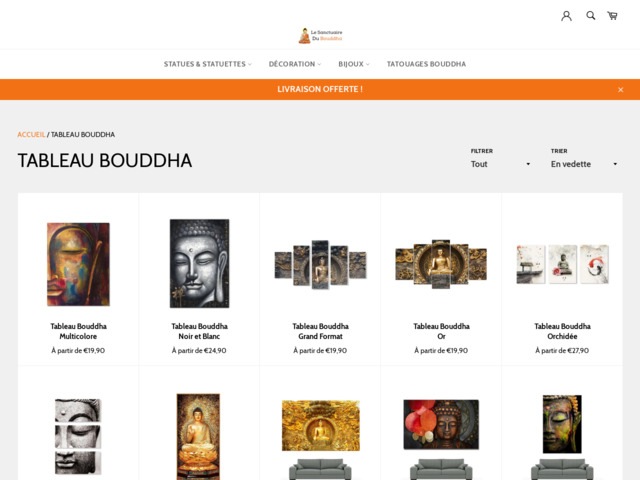 Le Sanctuaire du Bouddha
