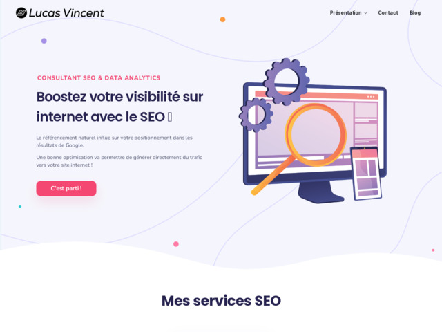 Consultant SEO et data analytics - Lucas Vincent
