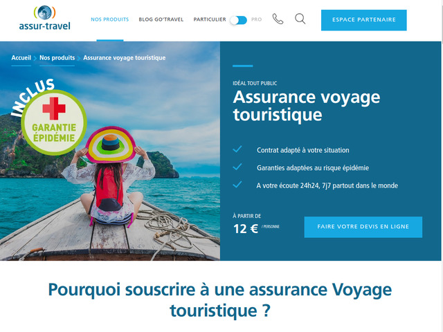 Assurance voyage post covid pour vos voyages