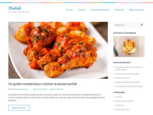 Kintaki | Recette à base de poulet, ramen, djadj halal, menu chicken