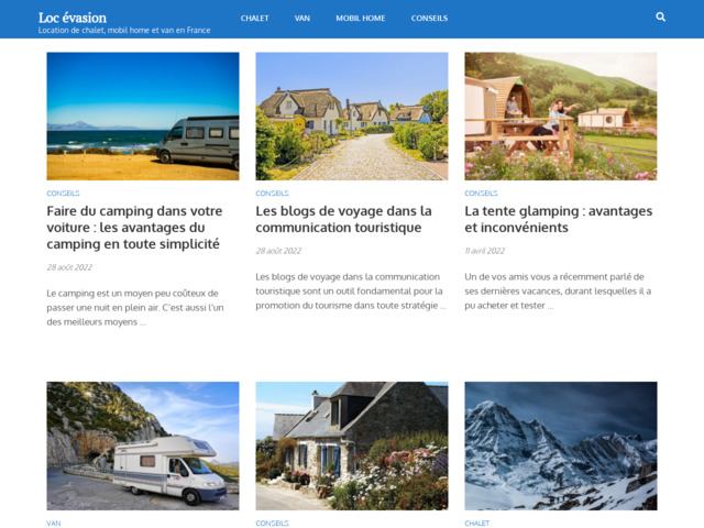 Location chalet, mobil home, camping car et van | vacances france