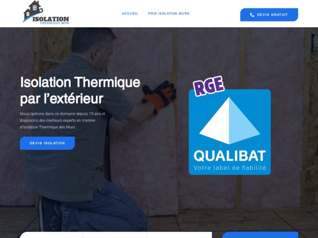 Isolation murs par exterieur