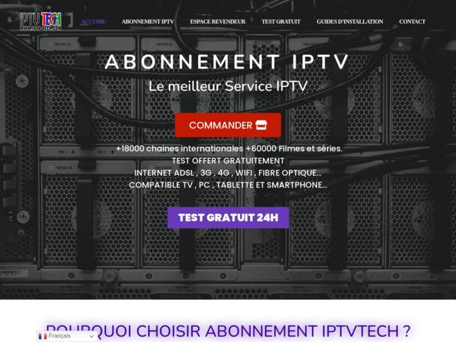 Meilleur abonnement IPTV N°1 au monde, Smart TV, Android, iOS, Mag..