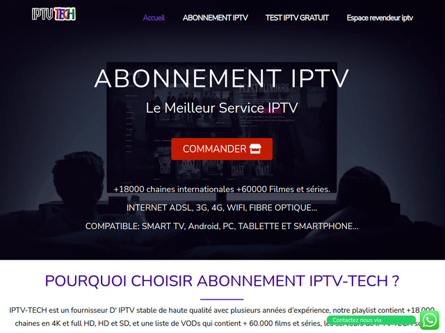 Meilleur abonnement IPTV 2024 n°1 au monde