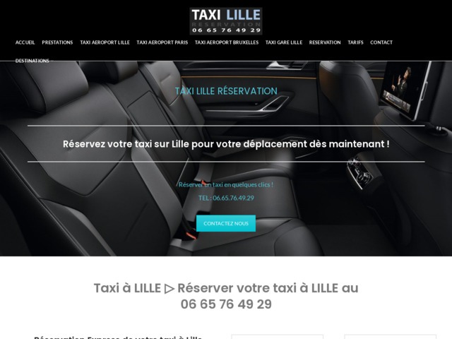 Taxi Lille Réservation