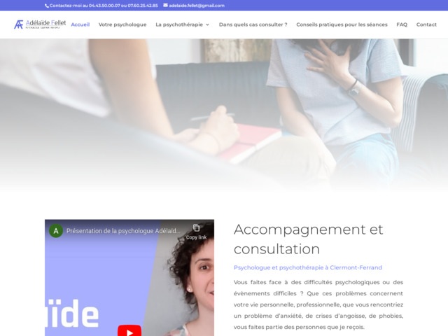 Psychologue professionnelle  clermont-ferrand