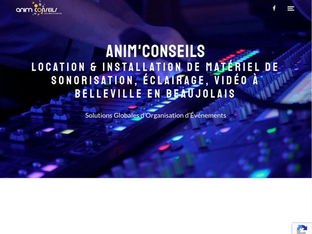 Anim Conseils : installation et location de matériel audiovisuel