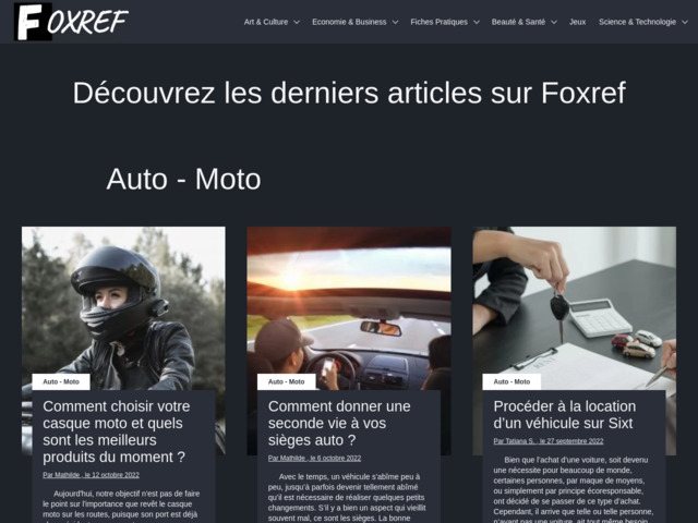 Foxref.org : blog sur la vie de tous les jours