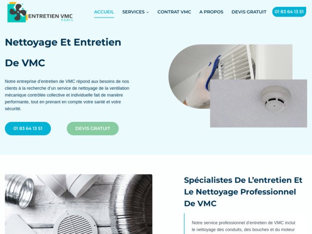 Entretien VMC à Paris