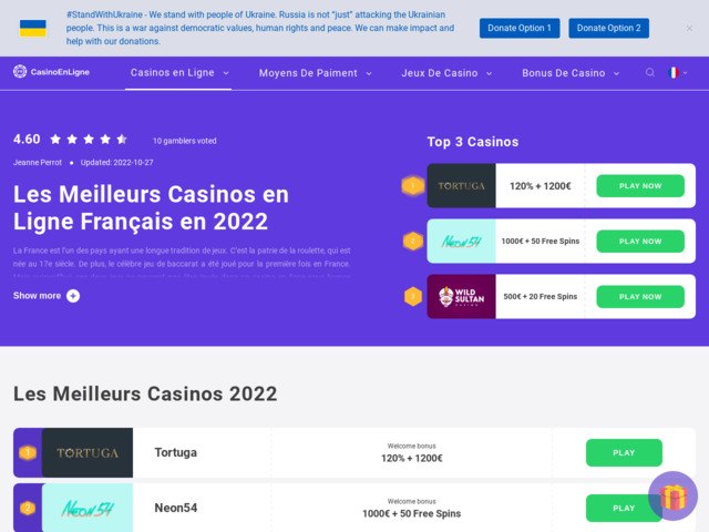 Meilleur casino en ligne France