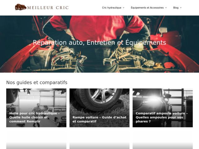 Réparation auto, entretien et équipements