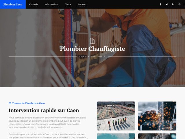 Plombier caen