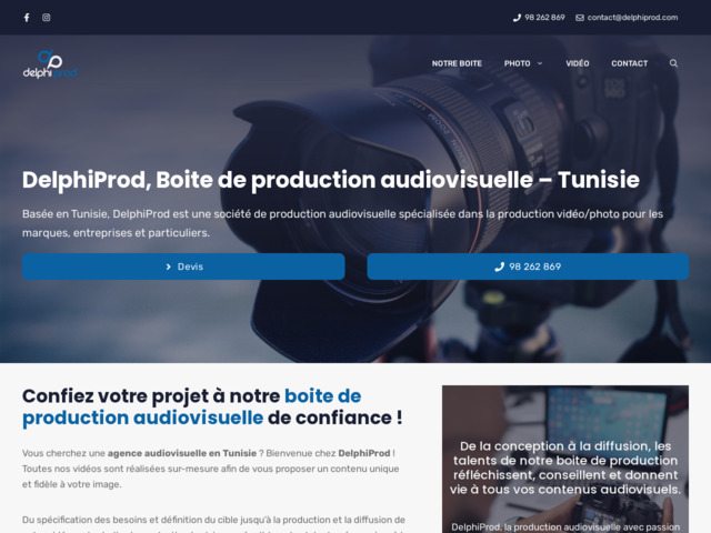 Entreprise de production audiovisuelle en Tunisie