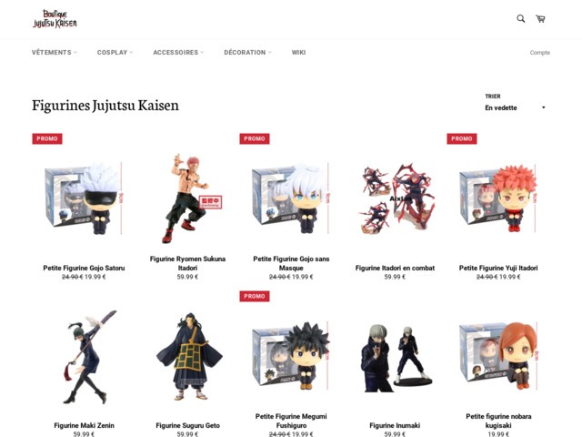 Jujutsu Kaisen Shop