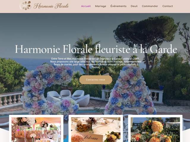 Bouquet mariée Toulon - Harmonie Florale
