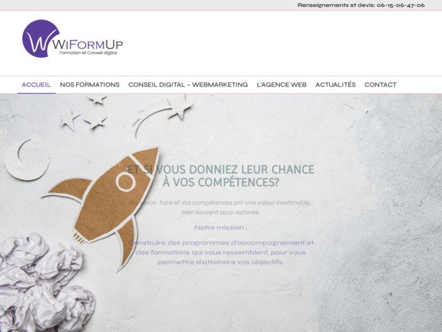 Formation webmarketing, SEO et création de site internet