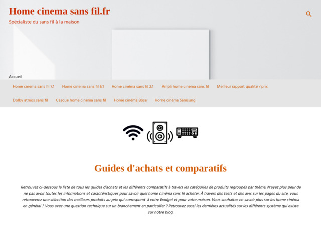 Home cinma sans fil