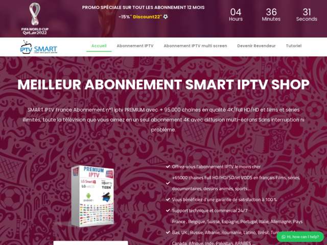 Meilleur abonnement IPTV France pas cher 4K FHD