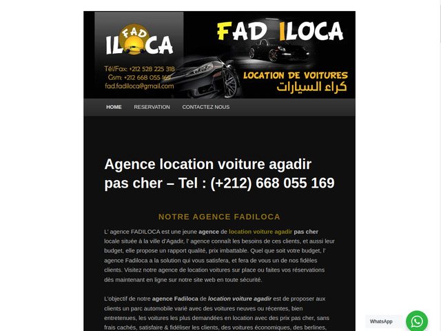 Location de voiture à Agadir