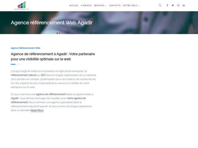 Agence de rfrencement web  Agadir