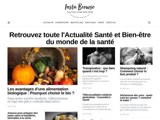 Blog d'actualité santé et bien-être
