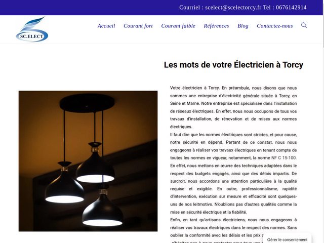 Electricien Torcy
