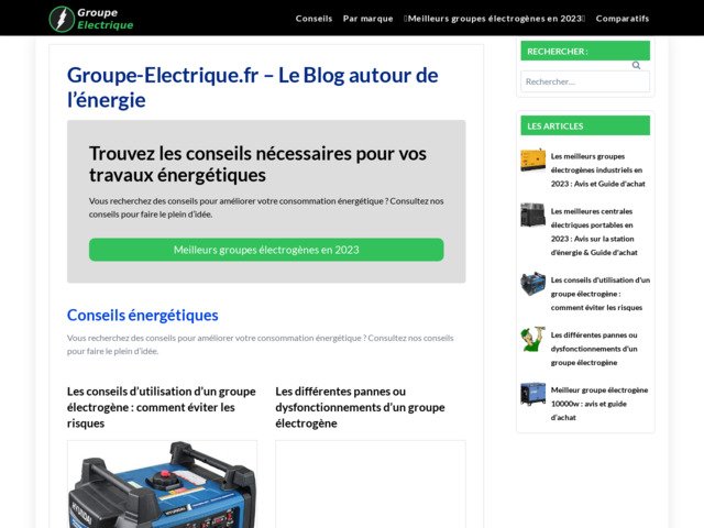 Groupe-electrique et panneaux solaires
