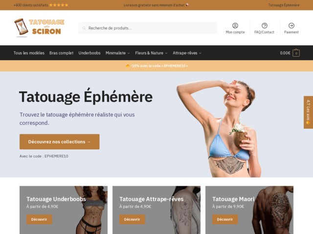 Tatouage éphémère