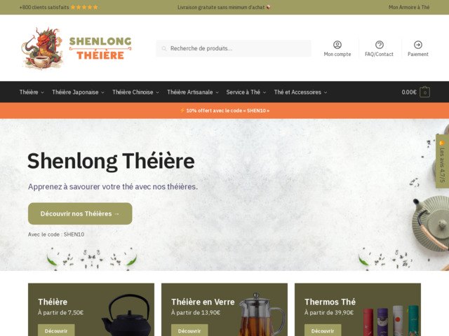 Shenlong Théières