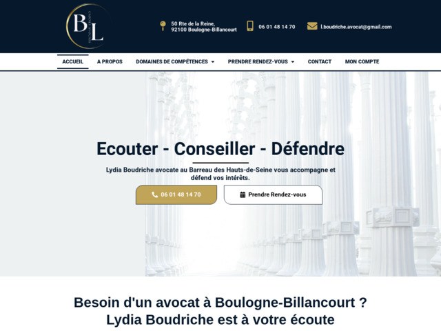 Cabinet d'avocat Lydia Boudriche