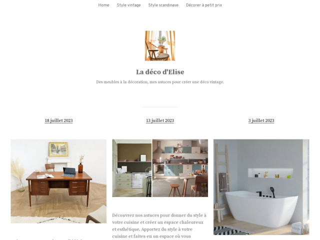 La Deco d'Elise - Blog de décoration et conseils vintage