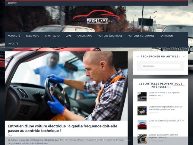 Eromi, le blog d'actualité automobile dans le monde