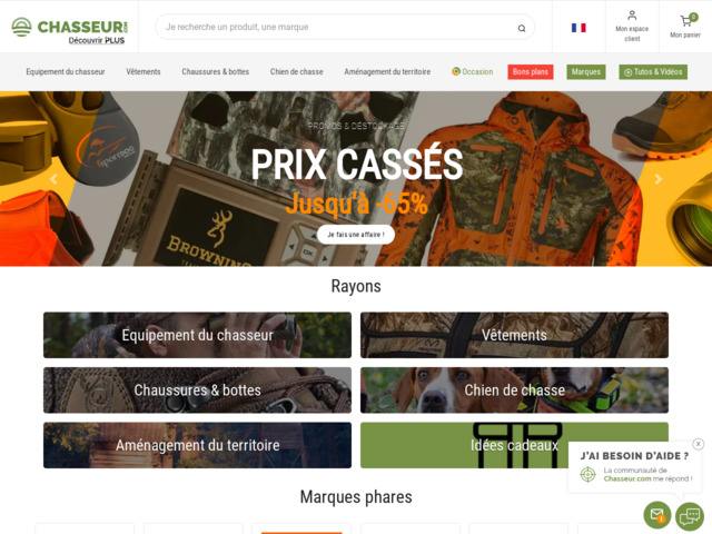 Chasseur.com, vente en ligne de matriel de chasse !