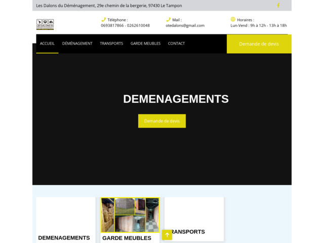 Déménageur réunion