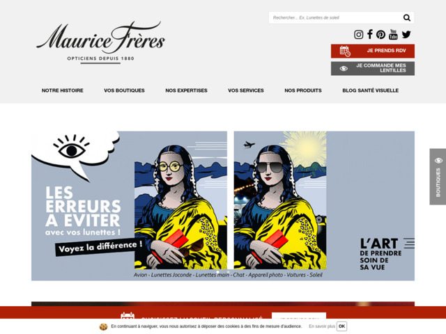 Opticiens Maurice Frres : rseau d'opticiens indpendants