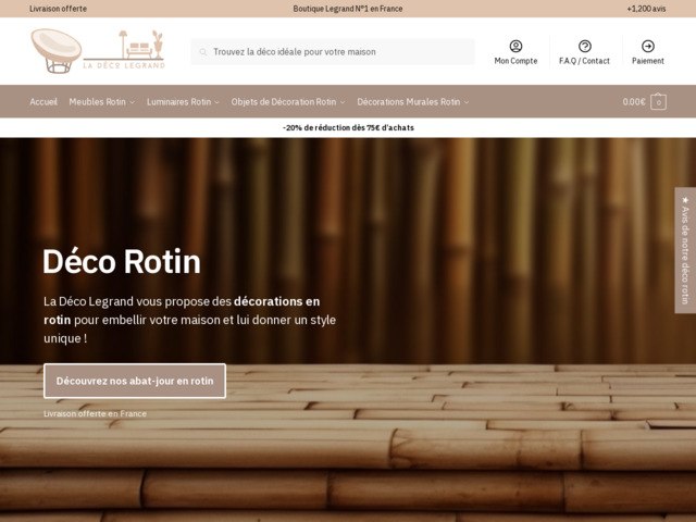 Déco rotin