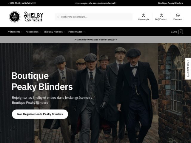 Boutique Peaky Blinders