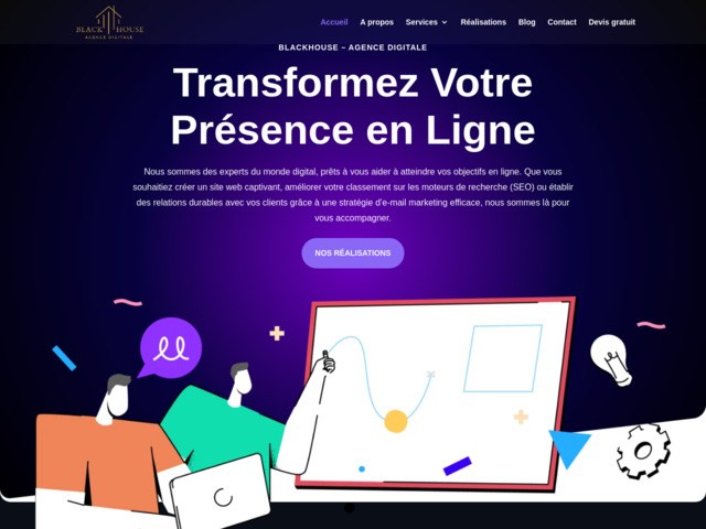 Blackhouse - Agence digitale à Casablanca