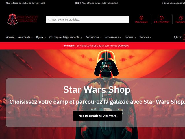 Star wars shop